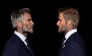 Digital Domain was involved in the making of a commercial which showed an aged David Beckham.
